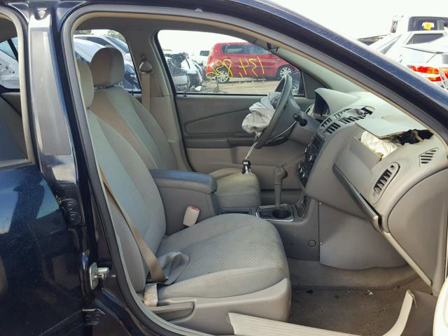 1G1ZS58N97F229632 - 2007 CHEVROLET MALIBU LS Mavi foto 5