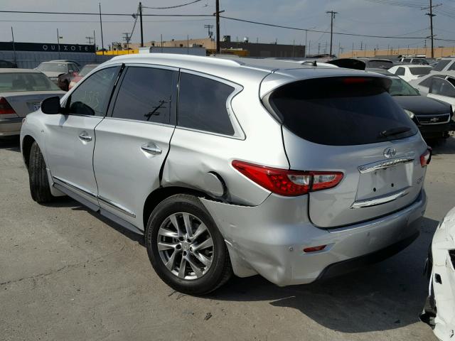 5N1AL0MN8FC513226 - 2015 INFINITI QX60 SILVER photo 3