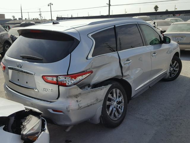 5N1AL0MN8FC513226 - 2015 INFINITI QX60 SILVER photo 4