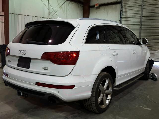 WA1DGAFE0ED011760 - 2014 AUDI Q7 PRESTIG WHITE photo 4