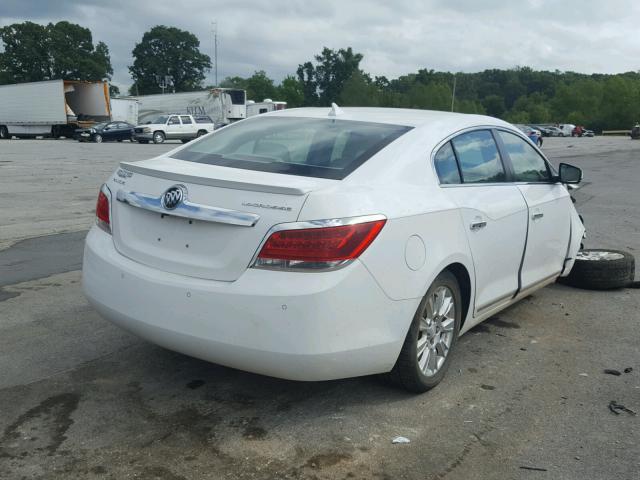 1G4GD5ER1CF304362 - 2012 BUICK LACROSSE P WHITE photo 4