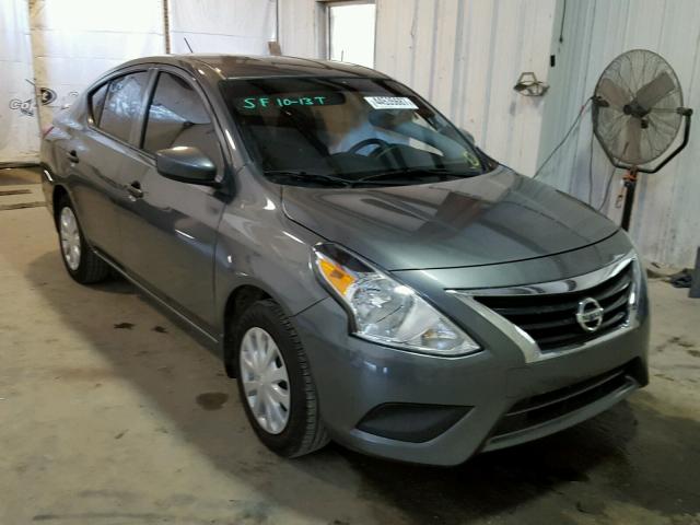 3N1CN7AP5HL819915 - 2017 NISSAN VERSA GRAY photo 1