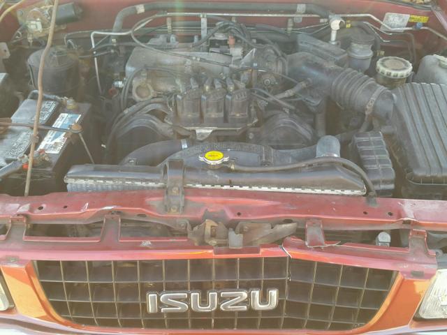 4S2CY58V0S4320325 - 1995 ISUZU RODEO MAROON photo 7