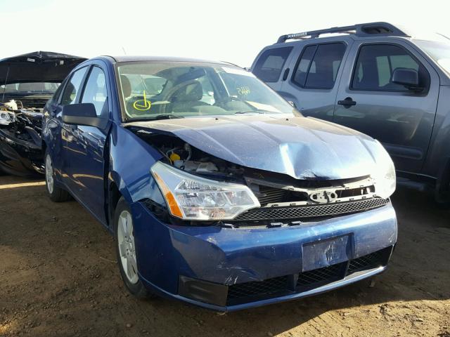 1FAHP34N18W258015 - 2008 FORD FOCUS BLUE photo 1