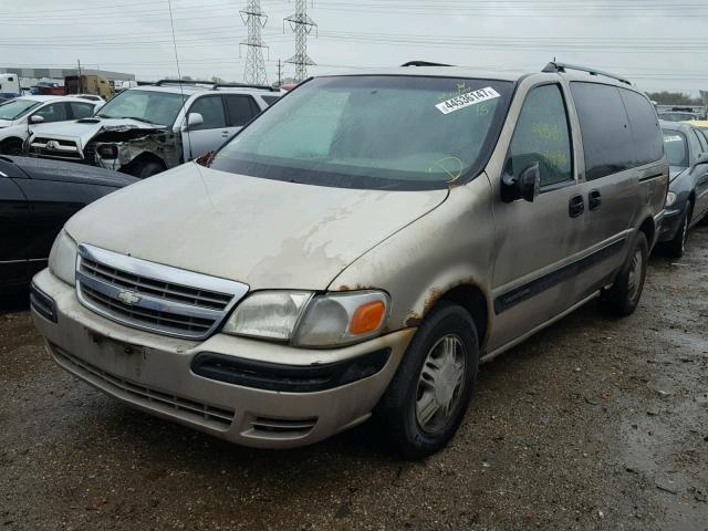 1GNDX03E74D177915 - 2004 CHEVROLET VENTURE TAN photo 2