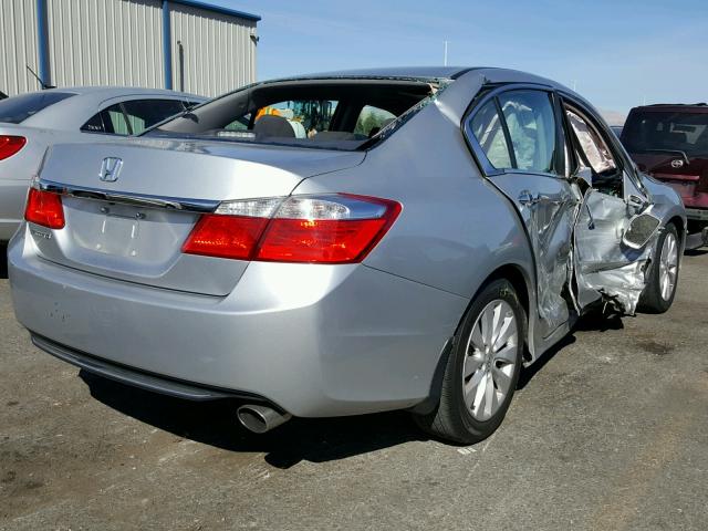 1HGCR2F75EA241235 - 2014 HONDA ACCORD SILVER photo 4