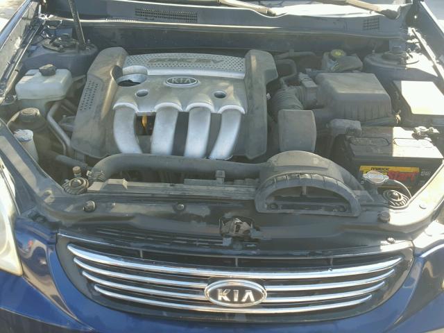 KNAGE123865026738 - 2006 KIA OPTIMA LX BLUE photo 7