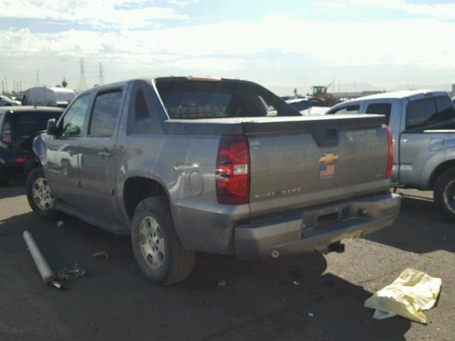 3GNEC12048G138896 - 2008 CHEVROLET AVALANCHE GRAY photo 3