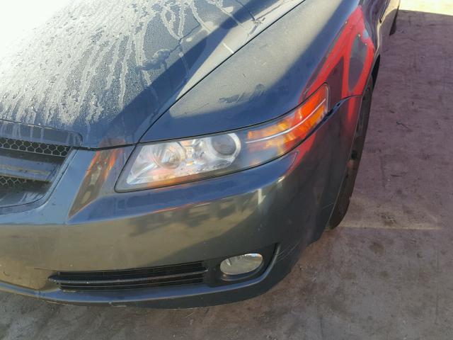 19UUA66237A043411 - 2007 ACURA TL GRAY photo 9