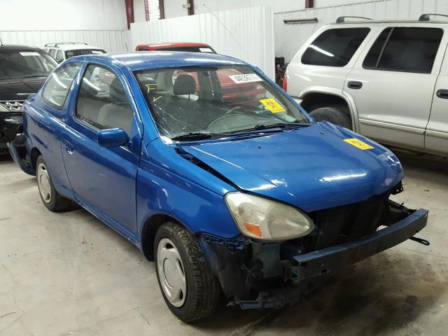 JTDAT123440333297 - 2004 TOYOTA ECHO BLUE photo 1