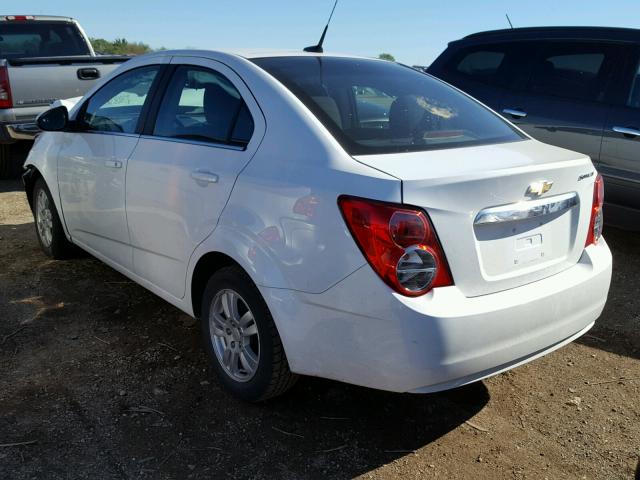 1G1JC5SG7D4142579 - 2013 CHEVROLET SONIC LT WHITE photo 3