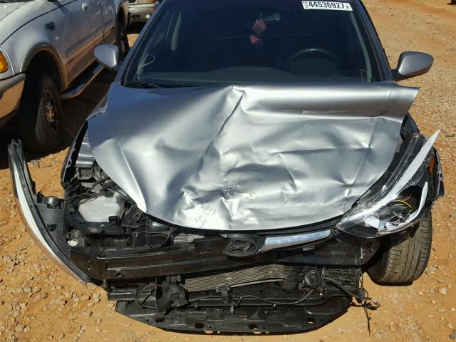 KMHDH4AE3EU047921 - 2014 HYUNDAI ELANTRA SE GRAY photo 9