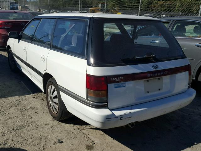 JF1BJ6524LK938794 - 1990 SUBARU LEGACY LS WHITE photo 3