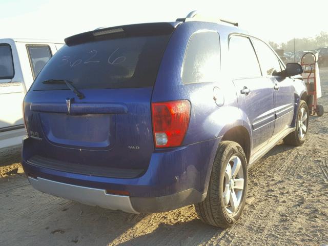 2CKDL73F366123463 - 2006 PONTIAC TORRENT BLUE photo 4