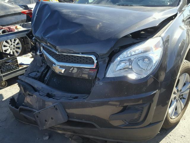 2GNALBEK1F6349404 - 2015 CHEVROLET EQUINOX LT GRAY photo 7