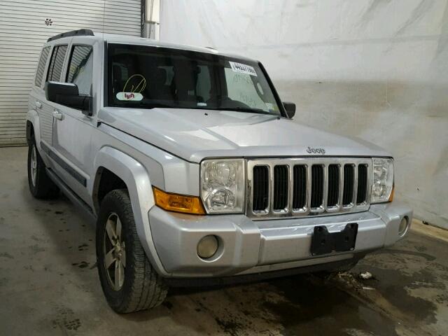 1J8HG48K37C562956 - 2007 JEEP COMMANDER SILVER photo 1