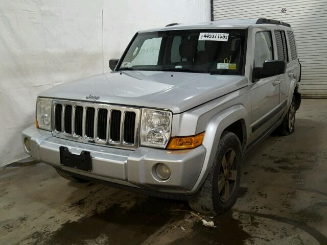 1J8HG48K37C562956 - 2007 JEEP COMMANDER SILVER photo 2