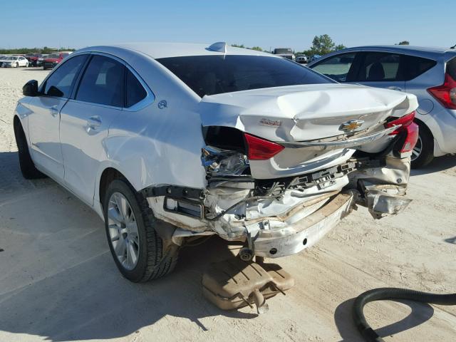 2G11Z5SL8F9126175 - 2015 CHEVROLET IMPALA LS WHITE photo 3