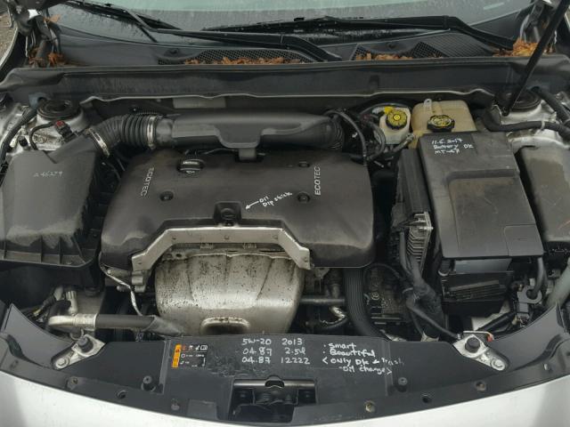 1G11C5SAXDF228680 - 2013 CHEVROLET MALIBU 1LT SILVER photo 7