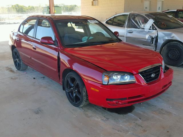 KMHDN46D15U164504 - 2005 HYUNDAI ELANTRA MAROON photo 1