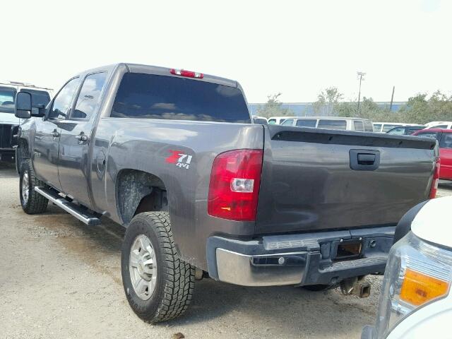 1GCHK23668F208921 - 2008 CHEVROLET SILVERADO BROWN photo 3