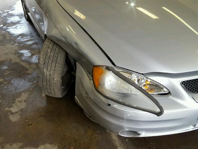 1G2NF52E24M561622 - 2004 PONTIAC GRAND AM S SILVER photo 9