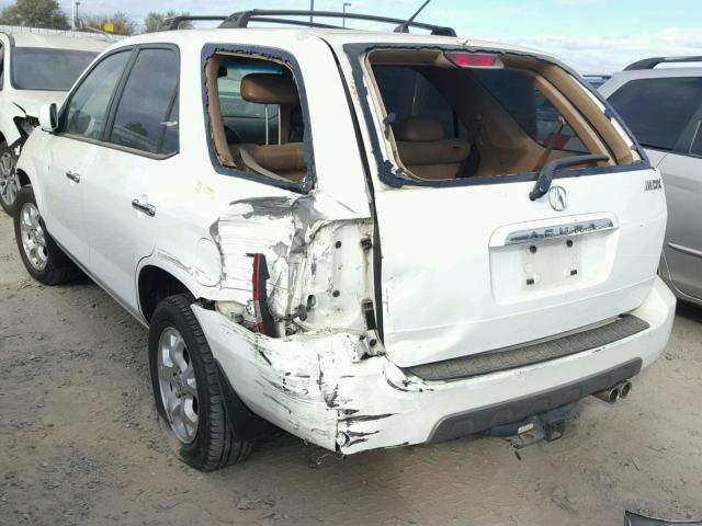 2HNYD18622H524832 - 2002 ACURA MDX TOURIN WHITE photo 3