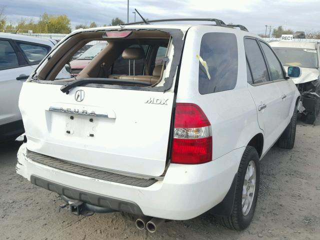 2HNYD18622H524832 - 2002 ACURA MDX TOURIN WHITE photo 4