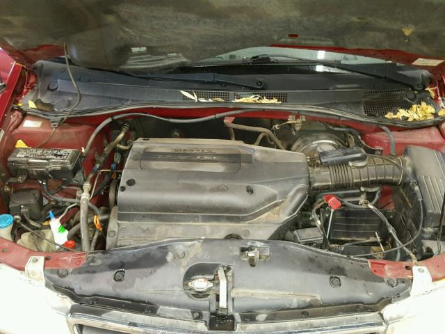 5FNRL18023B156684 - 2003 HONDA ODYSSEY EX RED photo 7