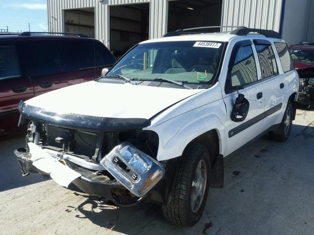 1GNET16S546185331 - 2004 CHEVROLET TRAILBLAZE WHITE photo 2