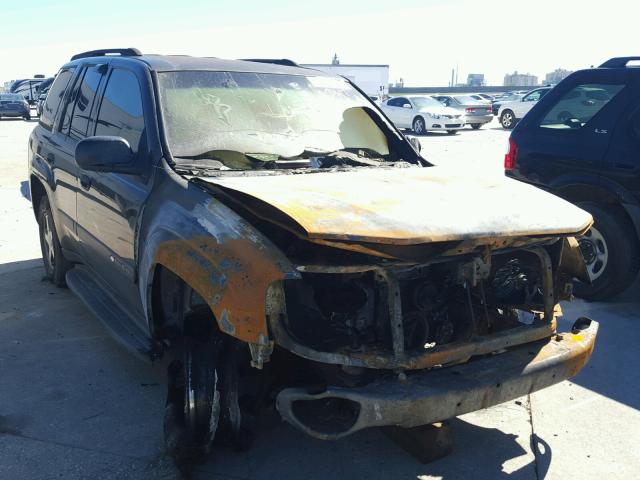 1GNDS13S542407179 - 2004 CHEVROLET TRAILBLAZE BLACK photo 1