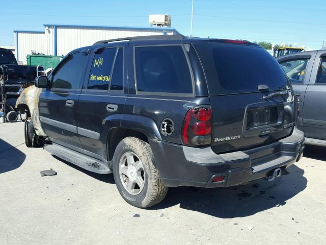 1GNDS13S542407179 - 2004 CHEVROLET TRAILBLAZE BLACK photo 3