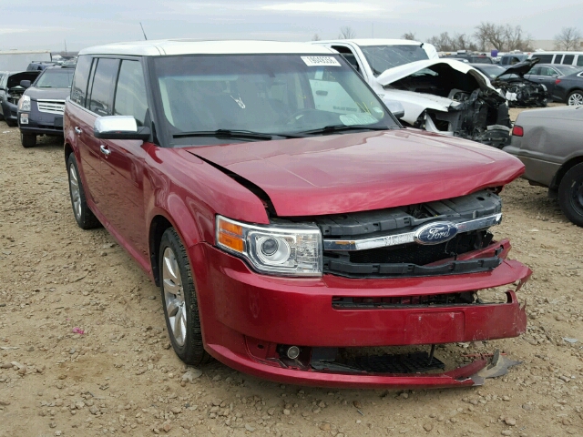 2FMDK53C09BA28046 - 2009 FORD FLEX LIMIT RED photo 1