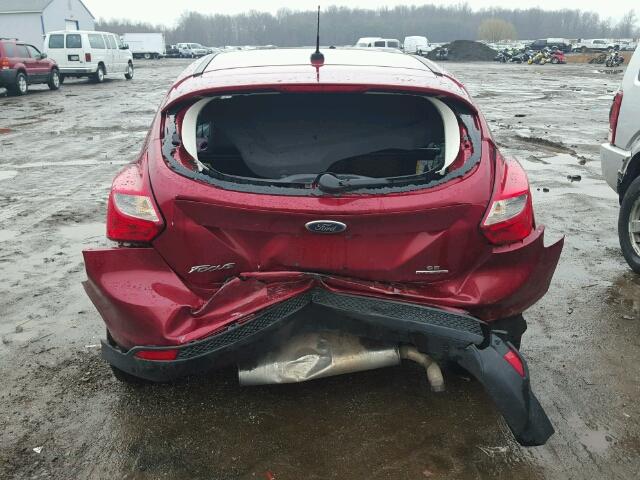 1FADP3K24EL122238 - 2014 FORD FOCUS MAROON photo 9