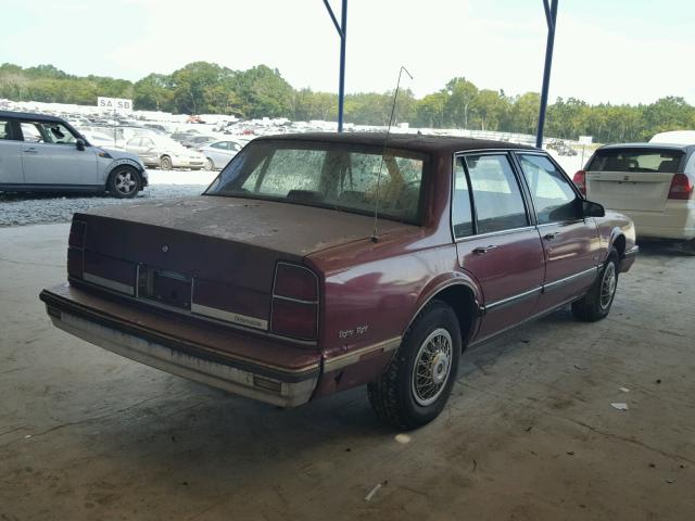 1G3HN54C4K1829544 - 1989 OLDSMOBILE DELTA 88 R BURGUNDY photo 4