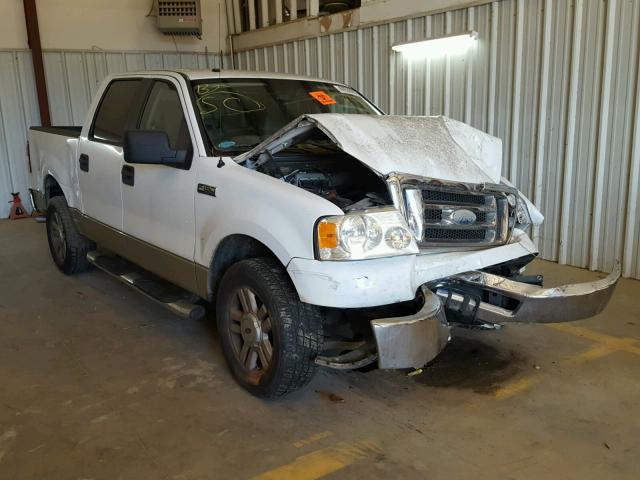 1FTRW12W57FA79184 - 2007 FORD F150 SUPER WHITE photo 1