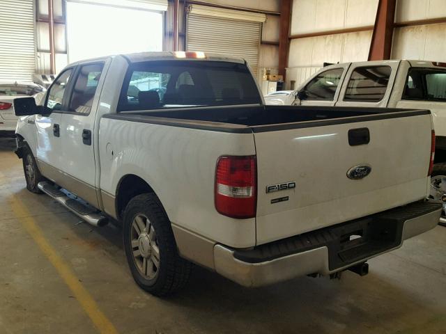 1FTRW12W57FA79184 - 2007 FORD F150 SUPER WHITE photo 3