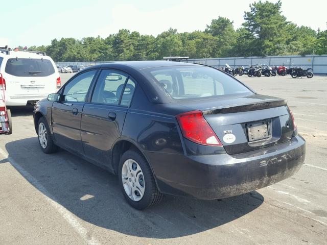 1G8AJ54F34Z218815 - 2004 SATURN ION LEVEL BLACK photo 3