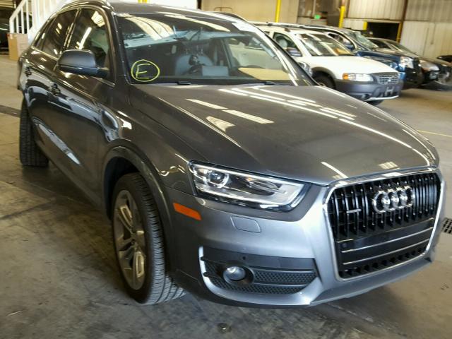 WA1GFCFS2FR003827 - 2015 AUDI Q3 PRESTIG GRAY photo 1