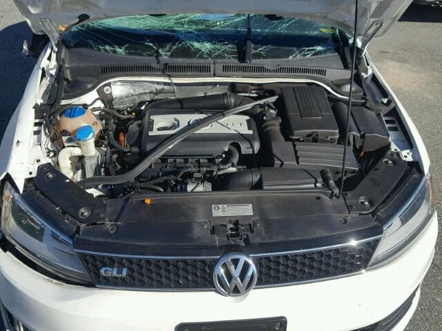 3VW4A7AJXCM016638 - 2012 VOLKSWAGEN JETTA GLI WHITE photo 7