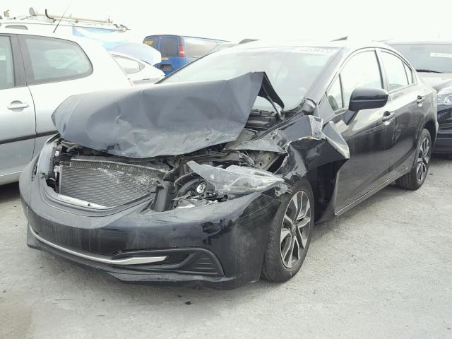 19XFB2F8XFE292835 - 2015 HONDA CIVIC EX შავი ფოტო 2