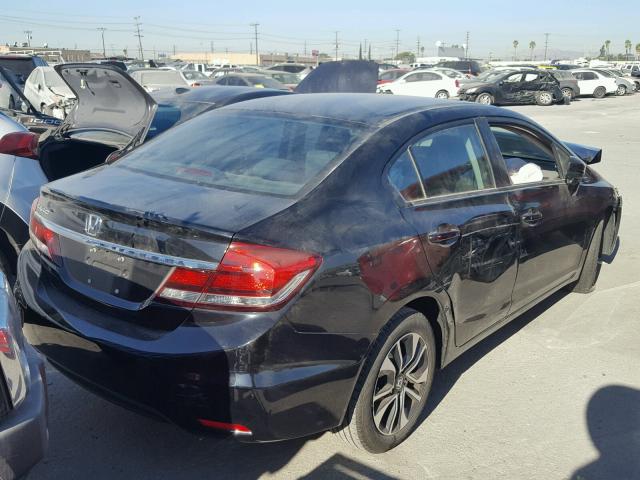 19XFB2F8XFE292835 - 2015 HONDA CIVIC EX შავი ფოტო 4