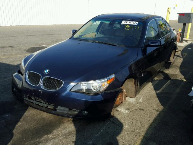 WBANA73595B815504 - 2005 BMW 530 I BLUE photo 2