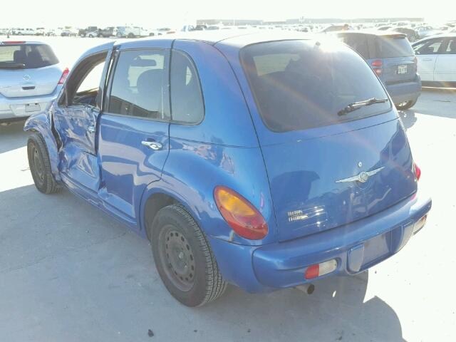 3C4FY58B65T568379 - 2005 CHRYSLER PT CRUISER BLUE photo 3