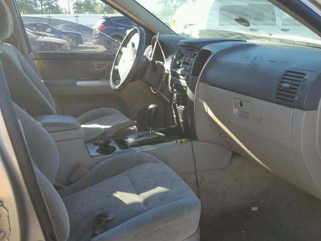 KNDJD733165641242 - 2006 KIA SORENTO EX GOLD photo 5