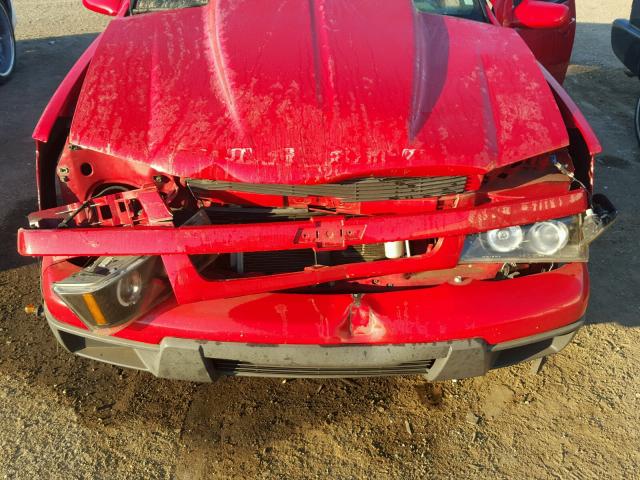 1GCCS196558197969 - 2005 CHEVROLET COLORADO RED photo 7