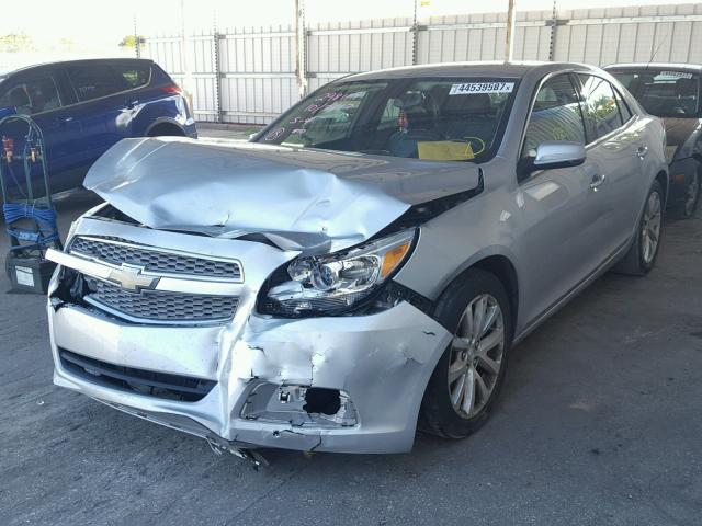 1G11H5SA2DF231980 - 2013 CHEVROLET MALIBU LTZ SILVER photo 2