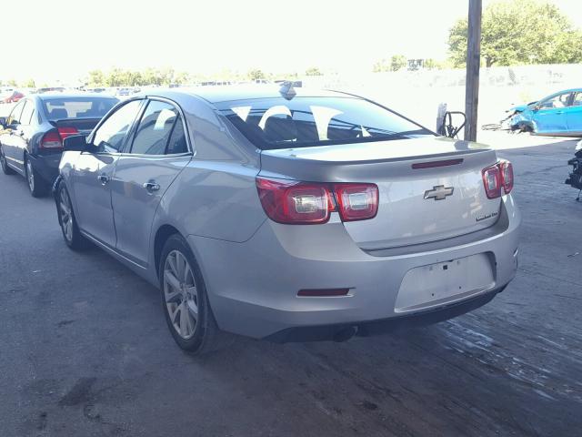 1G11H5SA2DF231980 - 2013 CHEVROLET MALIBU LTZ 银色 照片 3
