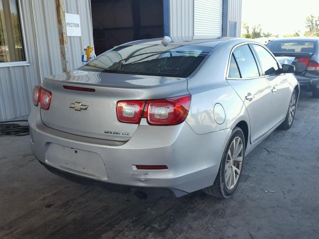 1G11H5SA2DF231980 - 2013 CHEVROLET MALIBU LTZ 银色 照片 4