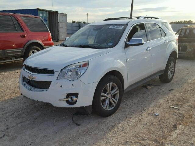 2GNFLGEKXD6271480 - 2013 CHEVROLET EQUINOX WHITE photo 2